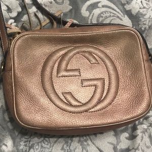 Rose Gold Gucci Crossbody